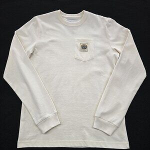 NWOT Adam Mar Long Sleeve Surf Shop Pocket Shirt Size Small Streetwear Coastal